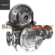 Редуктор СМ 4320БУ-2502007-30 I-7,49, ,z=49 с БМКД, 2 фланца с торц. шлиц (АО