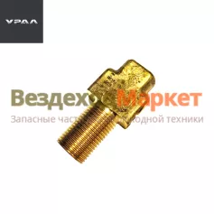 Тройник трубопровода 4 отв. 375-3506011 (Снято) (АО АЗ  УРАЛ )