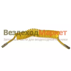 Шланг пневмат. воздуш. витой 1868297Ж /М22х1,5 желтый L=7,5м /Автомагнат/