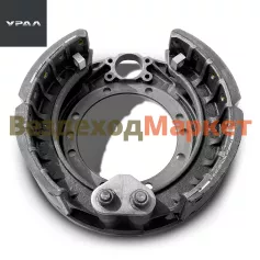 Суппорт раб. торм. лев. 4320БУ-3501007-10 (с колодк. в сб. без АБС пневмотормоза (АО АЗ  УРАЛ )