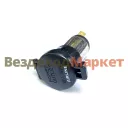Корпус прикуривателя - гнездо ACS-120-01 (12В/10А; дополнительное, металл., установочный d=25мм)