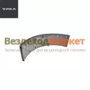 Накладка колодки стоян. тормоз 375-3507020-03 сверлен. (АО АЗ  УРАЛ ) (Снята)