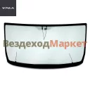 Стекло ветр. окна A21R23.5206010-10/1818х1012 с подогревом УРАЛ NEXT (АО АЗ  УРАЛ )