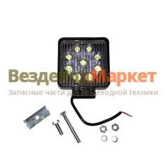 Фара раб. светодиод. АТ15736/110х52х110 квадр. /КЭП/