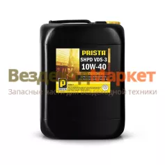 Масло моторное полусентетика PRISTA SHPD VDS-3 10W40 20л/17,8кг