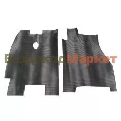 Коврик пола кабины 6363-5109015 резиновый из 2-х частей , УРАЛ-63685 (КМ)