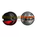 Фонарь габар. задн. 381.3731/24В черно-красный /ОСВАР/